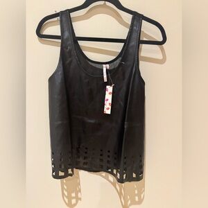 Last Kiss Black Tank Top